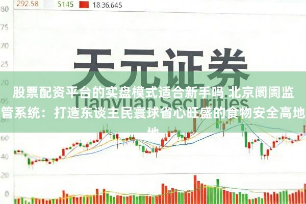 股票配资平台的实盘模式适合新手吗 北京阛阓监管系统：打造东谈主民寰球省心旺盛的食物安全高地